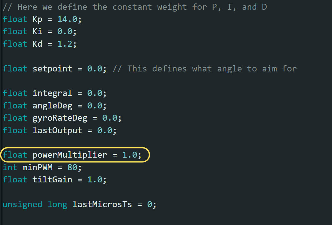 Some code with a line highlighted
